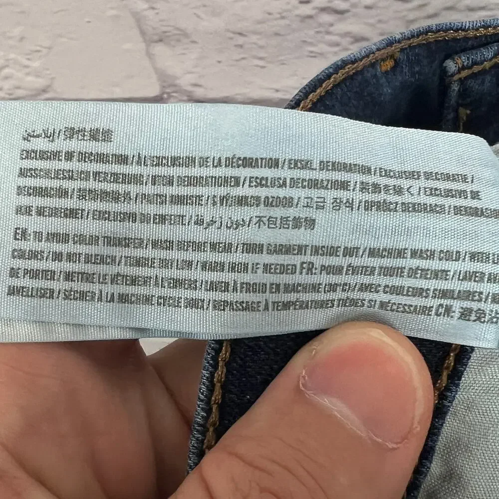Hollister Mens 30x32 Y2K Skater Grunge Streetwear Epic Flex‎ Slim Straight Jeans